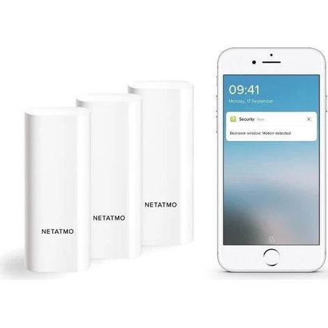 NETATMO  Kit 3 sensori intelligenti per porte e finestre DGT-PRO