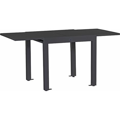 Tavolo da giardino in alluminio allungabile 82-163 cm Lipari grigio (1/5)