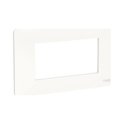 Cadre italien 4 modules polaire Nouveau Unica Studio Schneider NU210418 (1/3)
