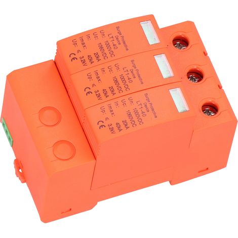 Überspannungsschutzgerät 3p 40kA DC1000V Photovoltaik-Gleichstrom-Überspannungsableiter mit Fernsteuerung (1/5)