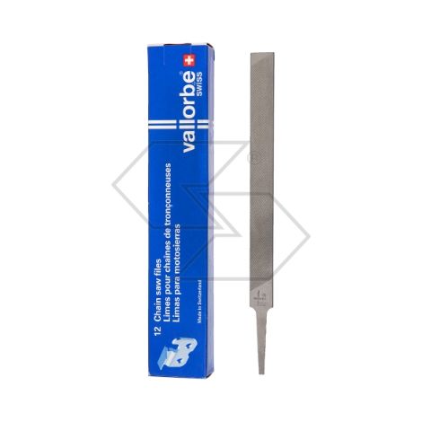 Lima piatta VALLORBE lunghezza 6" (150 mm) per catena motosega ed elettrosega