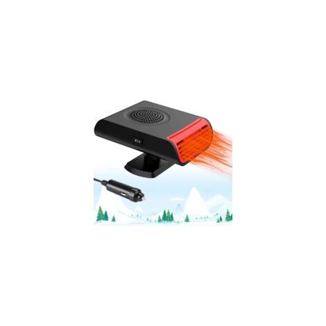 Chauffage de Voiture 12V 150W, Réchauffeur de Voiture Portable, Portabilité Chauffage Allume Cigare, Radiateur Soufflant Voiture (1/5)