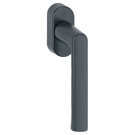 Hoppe – Poignée de fenêtre Hamburg Secustik 12118989 – Aluminium pour fenêtres oscillo-battantes – Système Secustik pour sécurité intégrée (1/2)