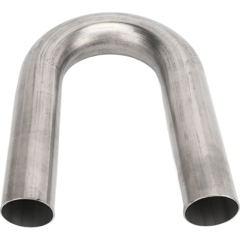 Tuyau d'échappement coudé à 180° 1,75 pouce, courbure mandrin, compatible système universel d'échappement (1/5)