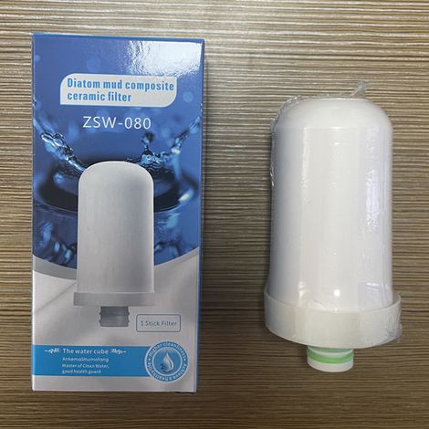 Filtre de robinet de cuisine en inox, purificateur d'eau monté sur mitigeur, réducteur de chlore et de plomb pour évier domestique (1/5)