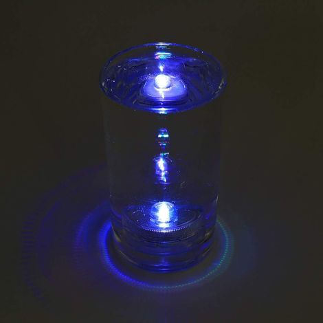 LED Submersible Tealight Candles, 12 Pieces, Flameless Floating Night Lights with Push Button Switch, Decoration for Weddings, Christmas Parties (1/5)