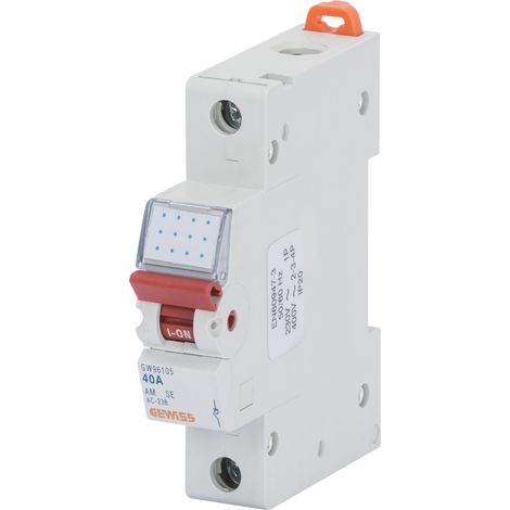 INTER-SECTIONNEUR MODULAIRE 1P 63A GEWISS GW96106
