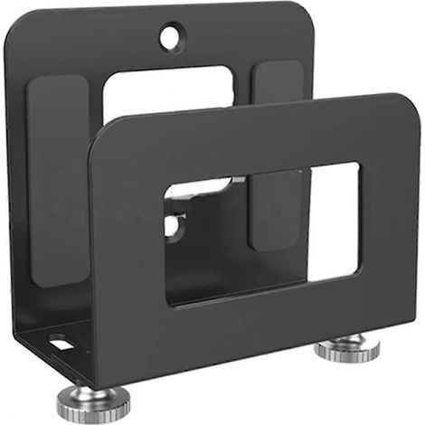 Support mural réglable et compact pour téléviseurs 3K/4K, routeurs, modems, boîtiers TV et lecteurs multimédias – facile à utiliser. (1/5)