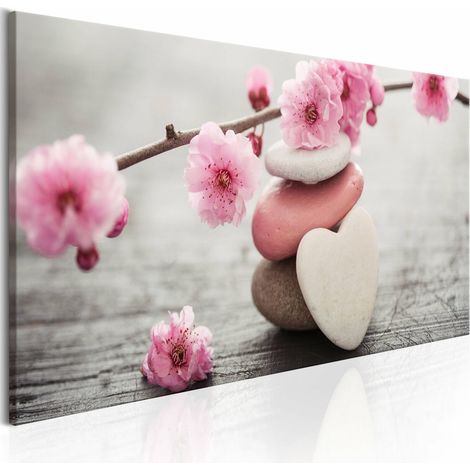 Tableau fleurs de cerisier zen iv - 120 x 80 cm (1/4)