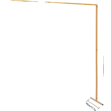 Support en fer ajustable, design durable, polyvalent pour événements, Or (1/2)