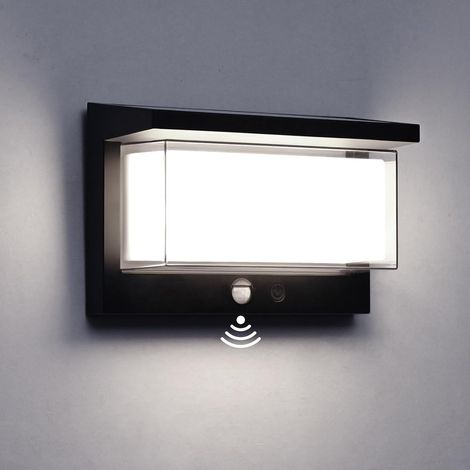 Outdoor Solar Light with Motion Sensor, IP65, 6000K Cool White, Auto On/Off, Waterproof for Garden, Patio, Hallway and Driveways