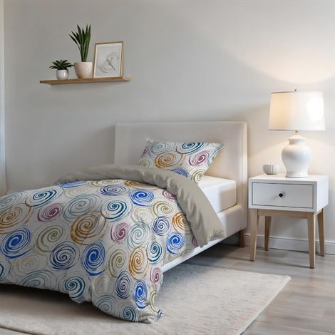 Housse de Couette Fashion, Spirals, 1 Place et demie (1/5)