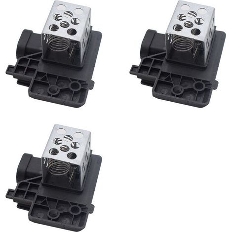 Adecuado para 3 calentadores de coche 255503792R 255509263R Adecuado para 2 resistencias de motor de ventilador de calefacción A/C Accesorios para ventilador de calefacción.
