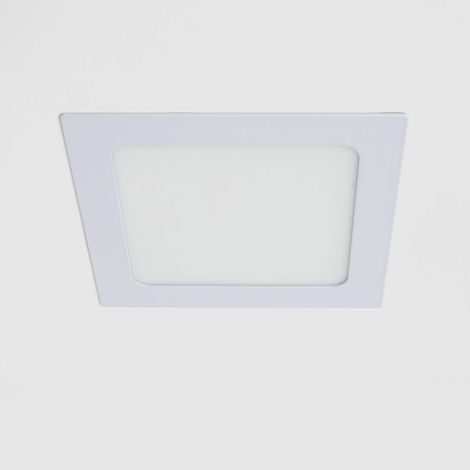 Placa LED 9W Cuadrada SuperSlim Corte 130x130 mm 5000K Blanco Frío (1/5)