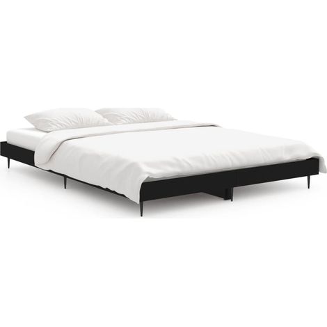 Maison Exclusive - Giroletto Nero 135x190 cm in Legno Multistrato (1/5)