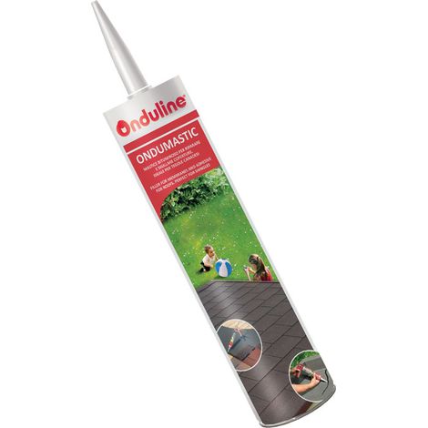 Mastice sigillante bituminoso ONDULINE Ondumastic per tegole canadesi - Tubetto da 300 ml (1/3)