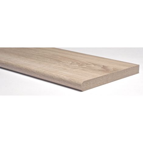 MENSOLA MURALE STONDATA Col. Rovere sonoma cm. 40x20x1,8