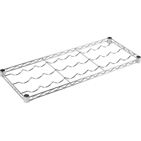 Ripiano Porta Bottiglie Cm 36 X 76 (7 Bottiglie)