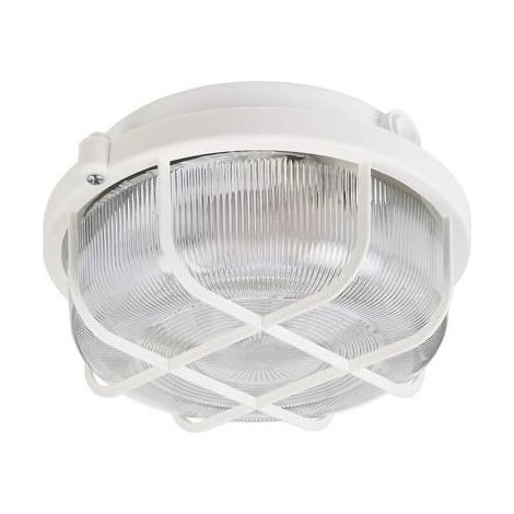deko-light SYRMA ROUND plafón blanco exterior LED