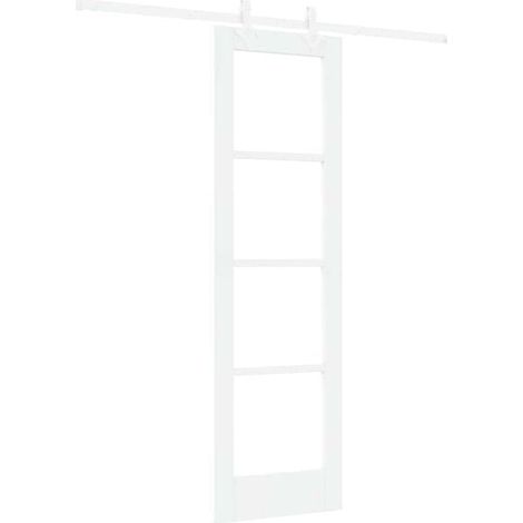 Porte coulissante blanche, 61 x 198,5 cm