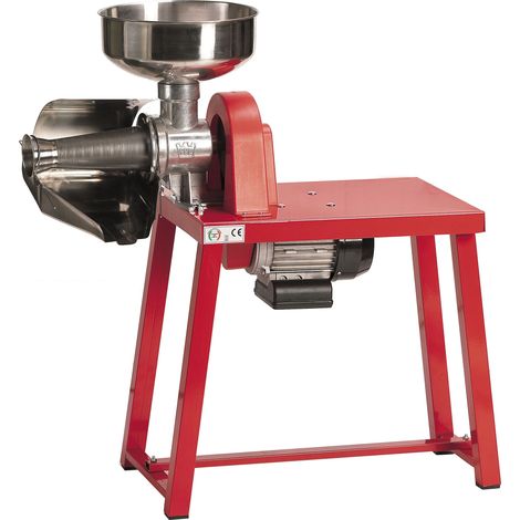Pavi SPREMIPOMODORO ELETTRICO BANCO VERNICIATO ACCESSORI INOX  n° 5 - Hp 045 - 400 W