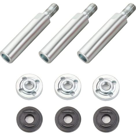 M10 Extension de meuleuse d'angle, tige d'extension rotative en acier inoxydable, tige de meuleuse d'angle allongée, accessoires de polissage (1/5)
