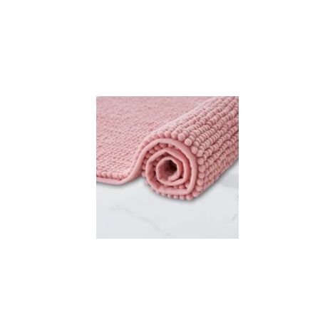 Tappetino da bagno rosa, 40 x 60 cm, antiscivolo, ultra assorbente e lavabile in lavatrice. Adatto per bagni, docce e vasche da bagno. - Crezuo