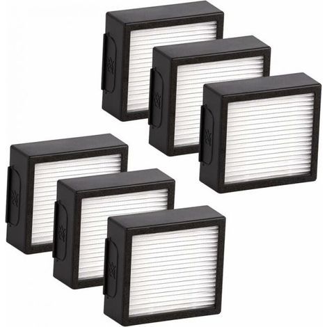 (6 unidades) Filtro HEPA de repuesto compatible con el kit de accesorios de filtro HEPA para la aspiradora robot iRobot Roomba Combo J7. (1/5)