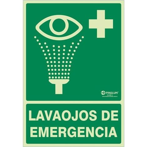 señal 922 plast.297x210 ''lavajos'' lum lavaojos de emergencia
