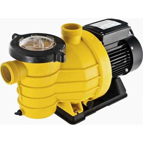 Mareva 07274-Pompa per Piscina, Portata 21 m ³/h, Potenza: 1,2 CV, Colore: Giallo