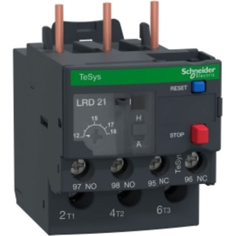 SCHNEIDER LRD21 Thermisches Schutzrelais TeSys - 12 bis 18A - Klasse 10A