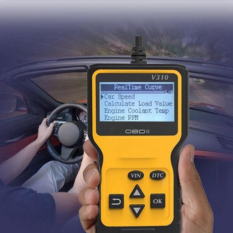Mini-OBD2-Scanner, Kfz-Code-Lesegerät, Motordiagnosegerät, Fahrzeugfehlerprüfer (1/5)