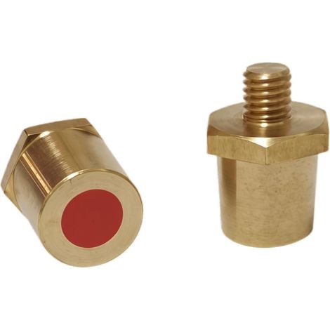 Pièces Adaptateurs de Bornes de Batterie en Laiton M8 pour Voiture, Boulon Pole de Borne Vehicule M8 Borniers, Ensemble Complet de Bornes de Batterie, Résistance À la Corrosion (1/5)