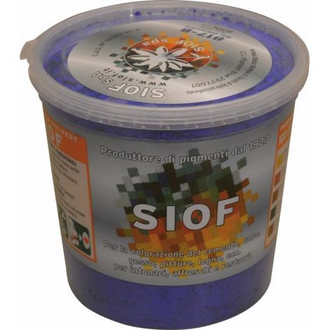 Colorante Siof 500 gr Ossido Ferro Rosso Sintetico 1017 per colorazione di calce