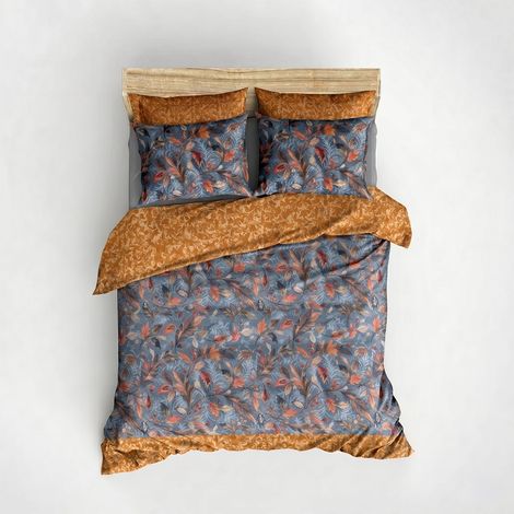 Super-King-Bettwäsche-Set aus Ranforce-Baumwolle 260x220 Alekra (1/3)