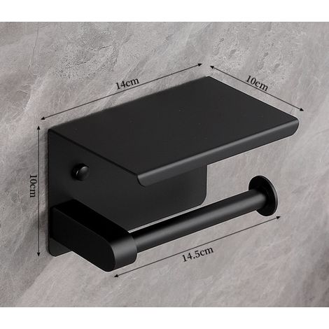Toilettenpapierrollenhalter aus Edelstahl, nicht perforiert, 14 x 10 (1/3)