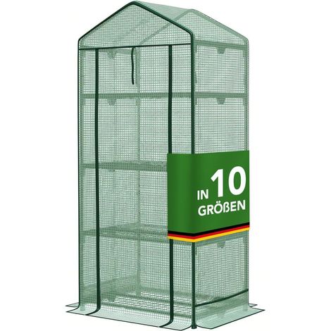 Mini Serre de jardin, 49 x 69 x 160 cm, 4 niveaux (1/5)