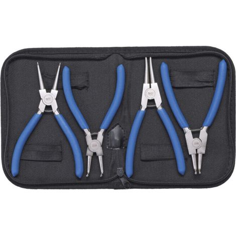 Pince à Circlips - 150 mm - Droite et Courbe - Pour Anneaux Internes et Externes - 4 Pièces (1/5)