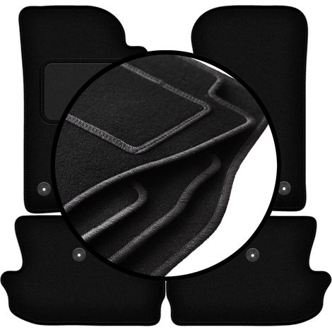 Komplettset Veloursmatten für: Jeep Wrangler JL 2 Türen (2017-)