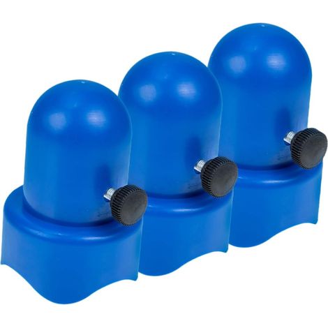 BEBUSINGOTO Set mit 3 Ersatz-Trampolinstangenkappen, robustes Polypropylen