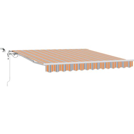 Maison Exclusive - Tenda Retrattile Multicolore 300 x 250 cm Poliestere e Metallo