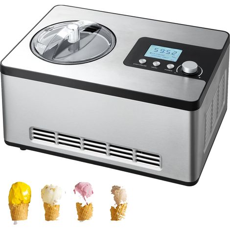 Machine à glace, capacité de 2 quarts, puissance de 180 watts, AC 120V, bruit de â§ 60 dB(A), certifiée CE (1/5)