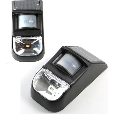 TrAdE Shop Traesio - Luce A Led Pannello Solare Ricaricabile Sensore Pir Giardino Esterno 1w 100lm - (1/4)