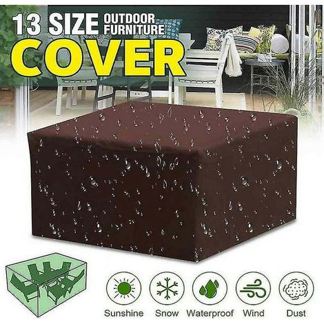 21313270cm Patio Furniture Set Cover Outdoor Sectional Sofa Set Covers Outdoor Table and- (1/4)