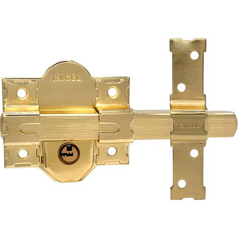Serrure Laiton Satiné 50mm Sécurité Fiable, Finition élégante - Micel