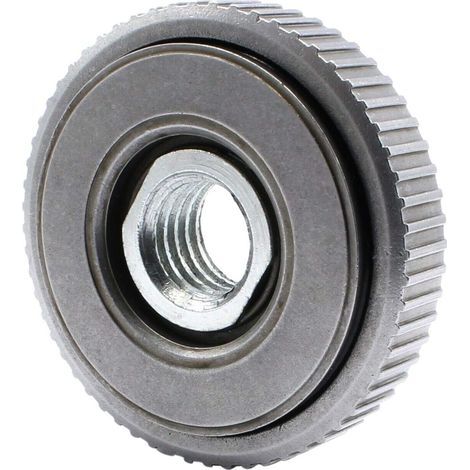 Abrazadera de liberación rápida/brida de bloqueo rápido/tuerca de liberación rápida M14 para todas las amoladoras angulares, 2 piezas para amoladora angular - Accesorios para fijación y aflojamiento r (1/5)
