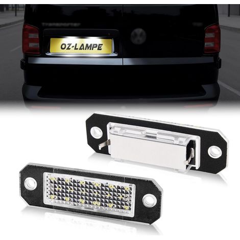 2X Éclairage de plaque d'immatriculation LED pour Passat sedan Variant T5 T6 Touran, Canbus Pas d'erreur feux de plaque d'immatriculation à LED, Feux Arrière (1/5)