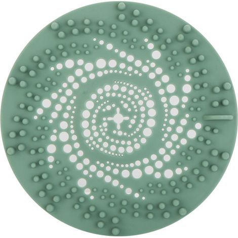 Filtre Anti-cheveux - 14 cm x 1 cm - En TPR Souple et Réutilisable - Pour Évier Cuisine et Drain Douche - 1 Pièce (1/5)