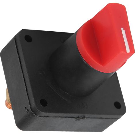 Interrupteur coupe-batterie 300 A, bouton isolateur, diamètre de vis 6 mm, pour automobile (1/5)