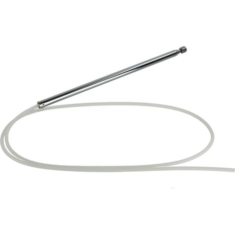 Mat antenne telescopique AM-FM de rechange pour antenne automatique - chrome
